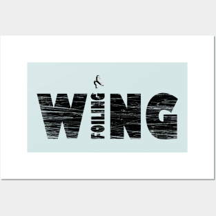 Wing foiling Posters and Art